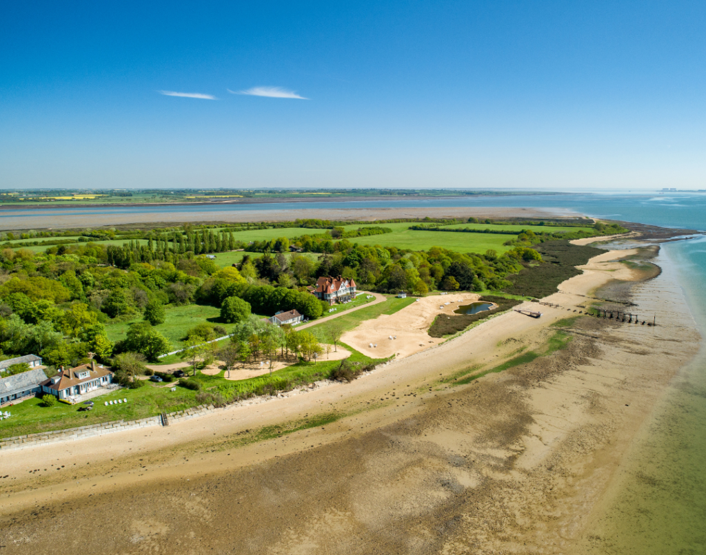 Osea Island, en unik plats för möten och evenemang som ligger en timme från London.  