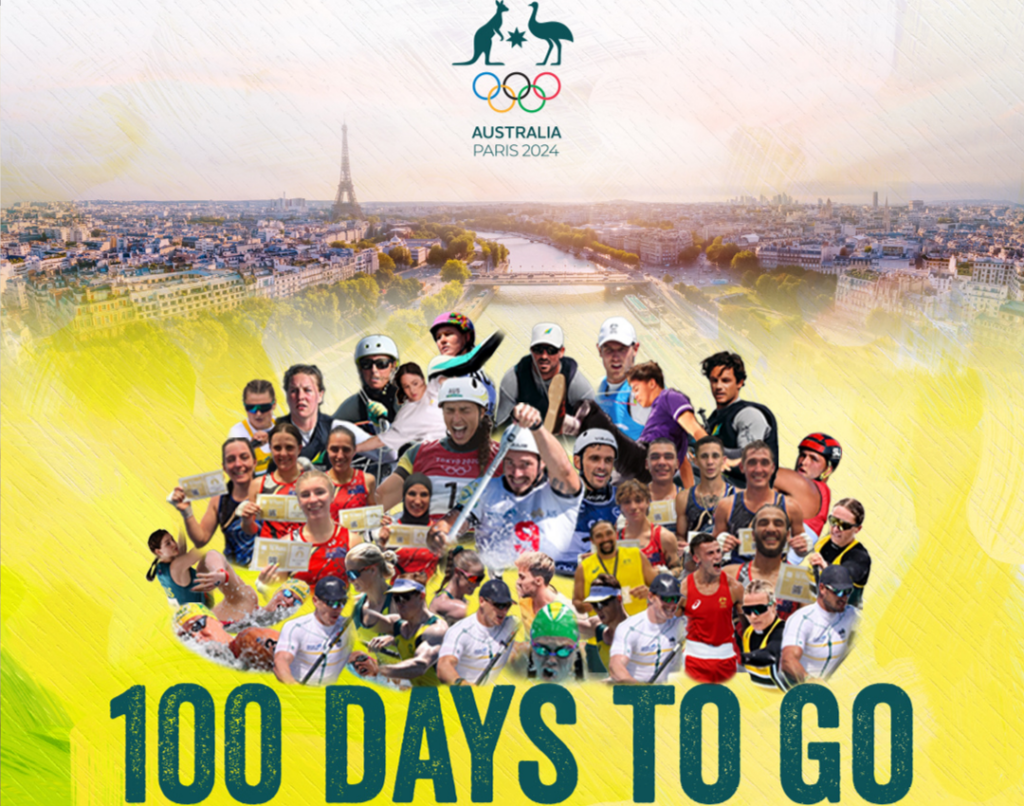 100 dagar kvar till de olympiska spelen i Paris 2024 - Australiens olympiska lag