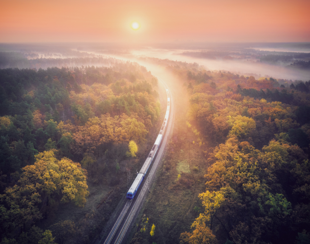 Viajar en tren puede ser una opción más sostenible