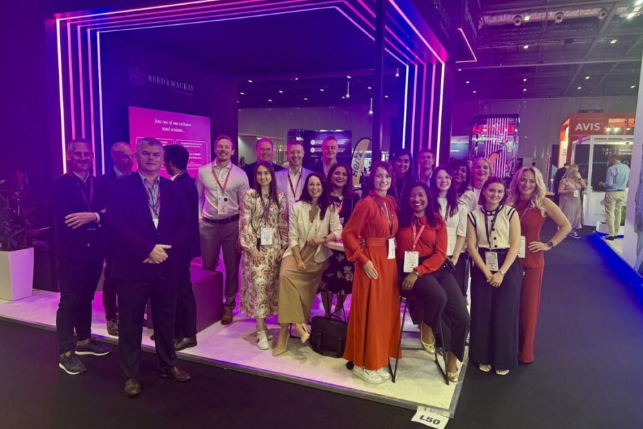 Reed & Mackay team at the Business Travel Show