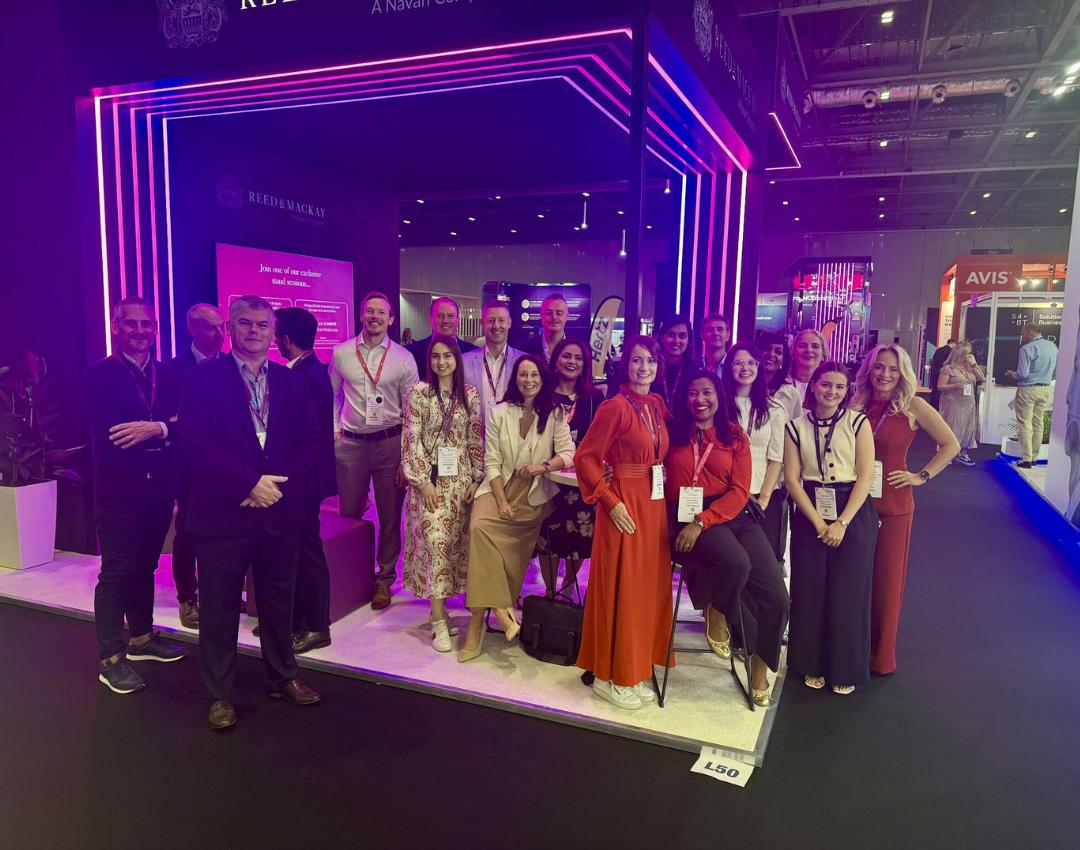 Reed & Mackay team at the Business Travel Show