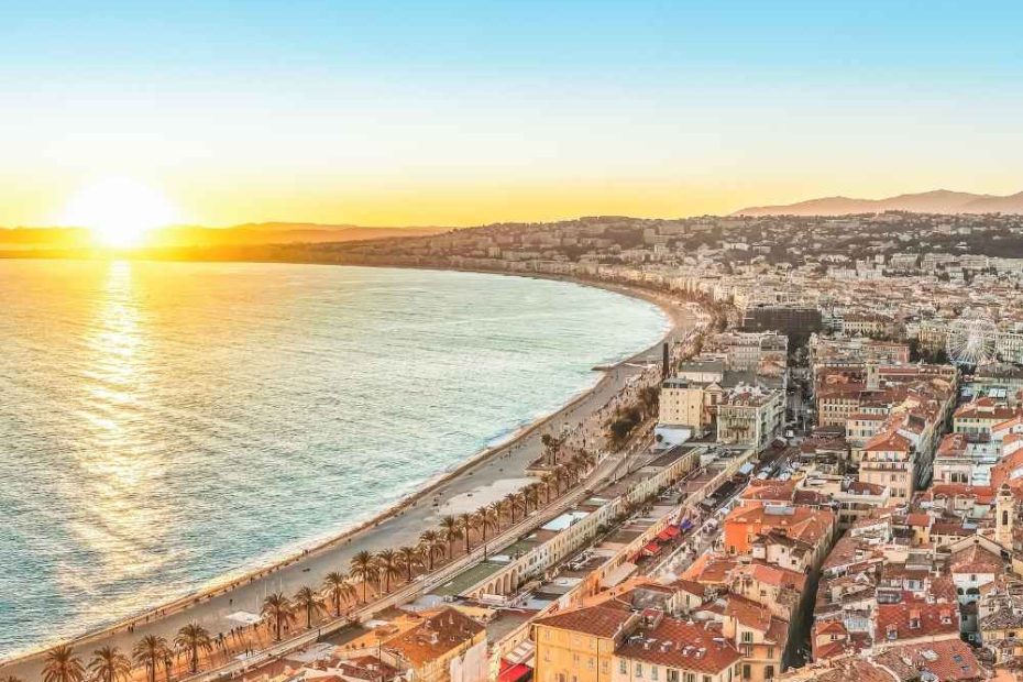 Nice-Beach-sunset