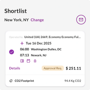 Share curated trip options with partners